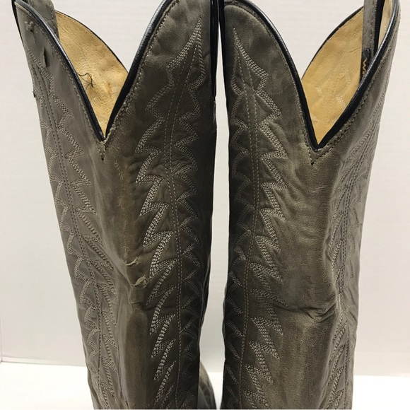 Wrangler Cowboy Western Brown Leather Oil Resistant Boots Men’s Size 10.5D USA - Picture 8 of 16